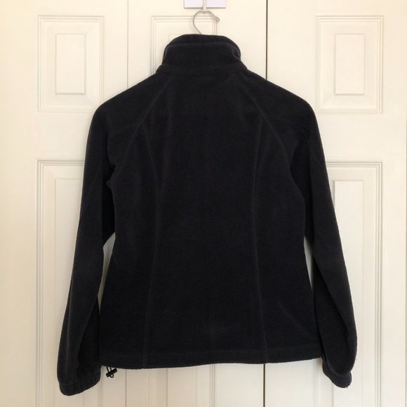 Columbia Black Fleece Zip-Up Jacket - Picture 3 of 4